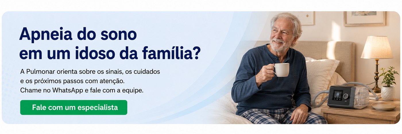 Apneia do sono em um idoso da família? Fale com um especialista da Pulmonar em Uberlândia