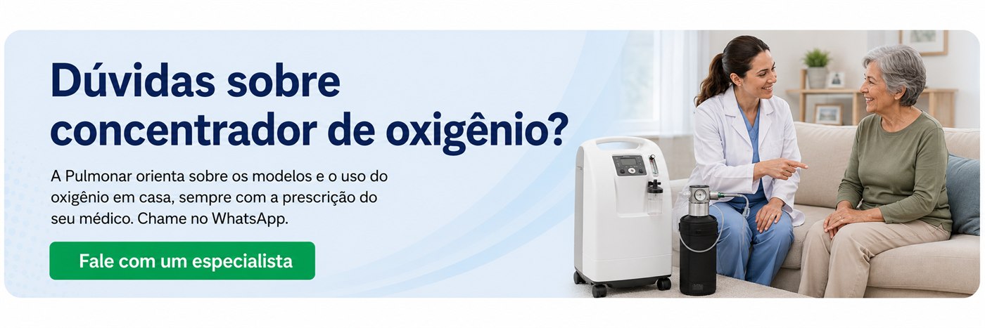Dúvidas sobre concentrador de oxigênio? Fale com um especialista da Pulmonar em Uberlândia