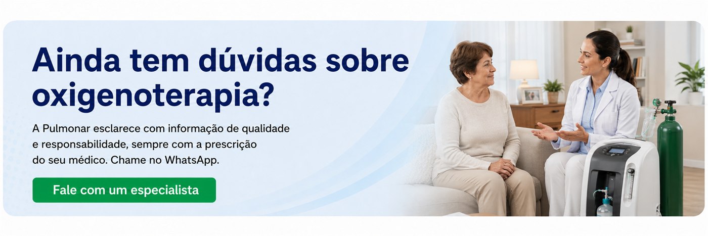 Ainda tem dúvidas sobre oxigenoterapia? Fale com um especialista da Pulmonar em Uberlândia